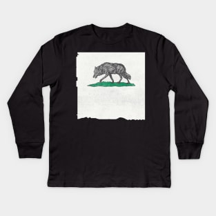Bob Weir And Wolf Kids Long Sleeve T-Shirt